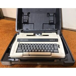Smith Corona Electra XT Gray Electric Typewriter Work Parts Needs Ribbon